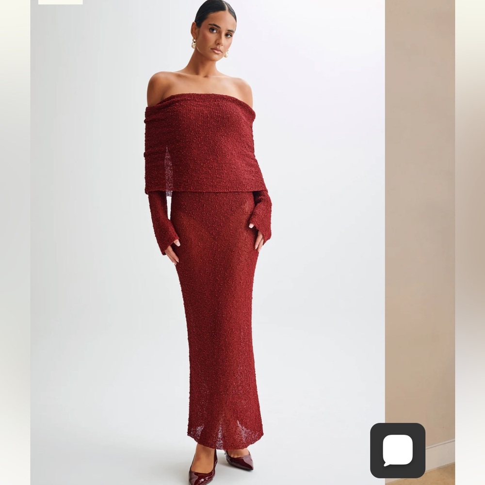 Meshki Plum/Burgundy Marisol Dress